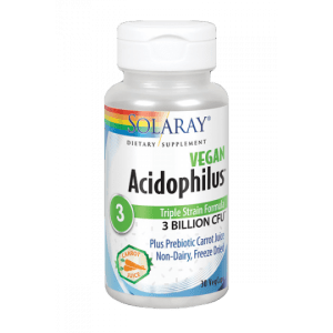 acidophilus plus sin leche 30 vegcapsapto para veganos